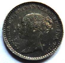 Load image into Gallery viewer, 1848 Queen Victoria Silver Maundy Penny Small Coin
