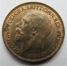 Load image into Gallery viewer, 1924 King George V Farthing Coin - Great Britain
