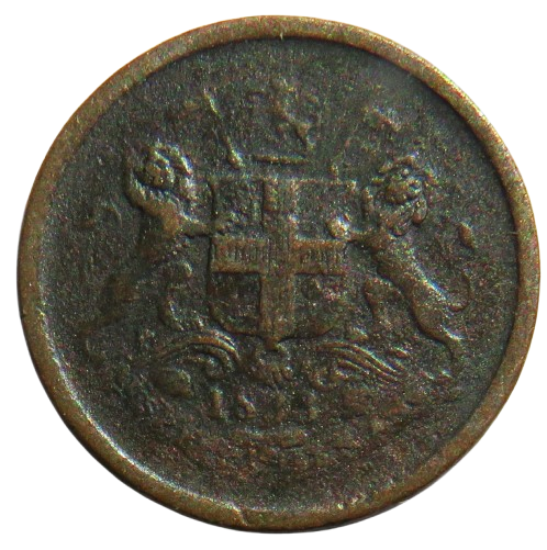 1833 India Bombay Presidency Pie Coin