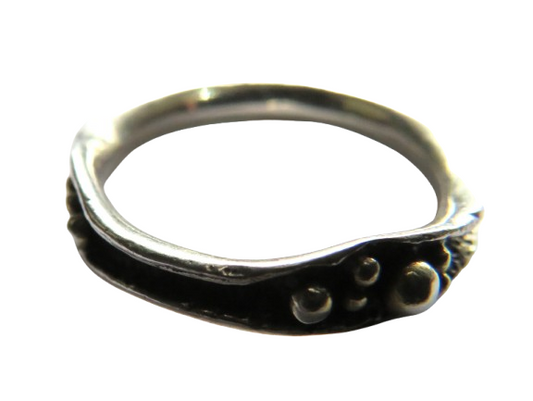 Ladies Sterling Silver Ring - UK Size O