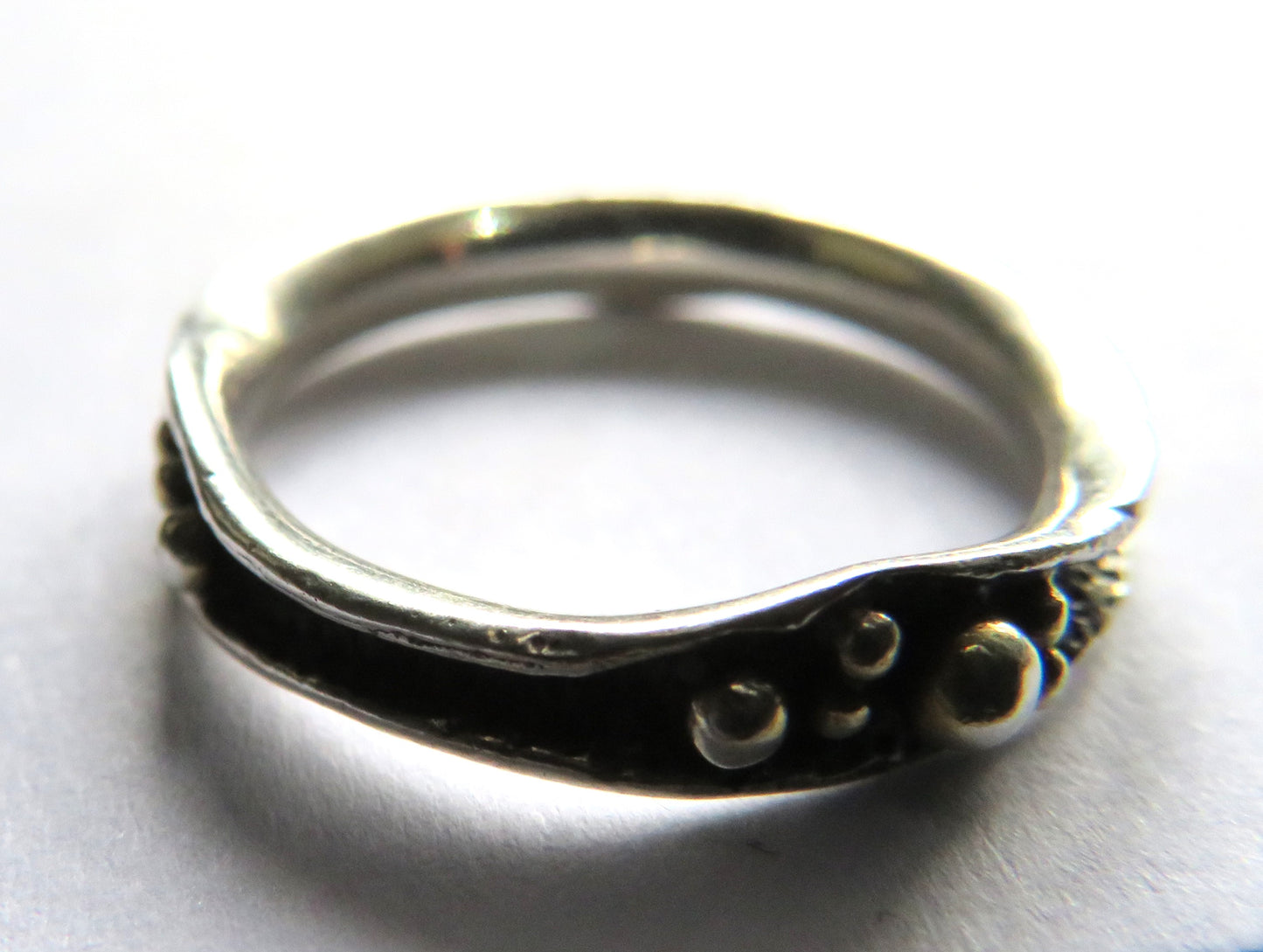 Ladies Sterling Silver Ring - UK Size O