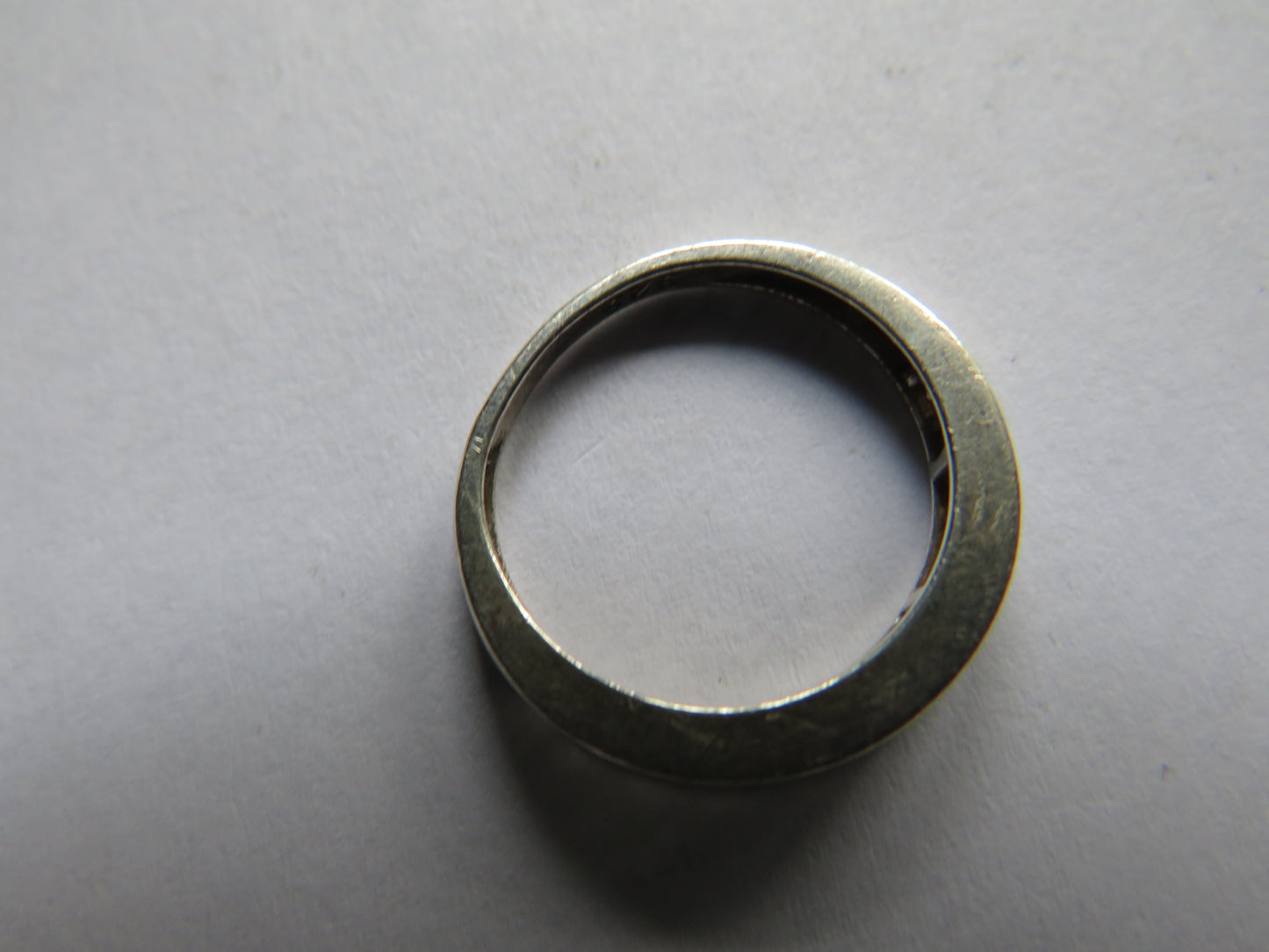 Ladies Sterling Silver & CZ Ring - UK Size K & 1/2