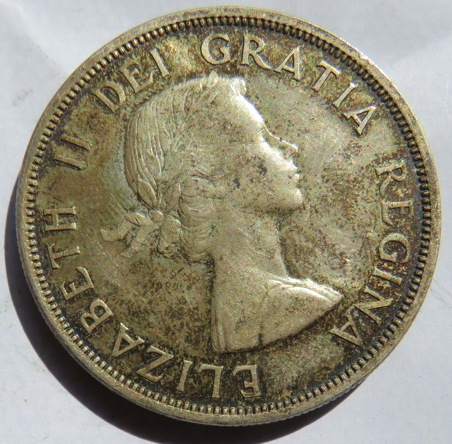 1956 Queen Elizabeth II Canada Silver $1 One Dollar Coin