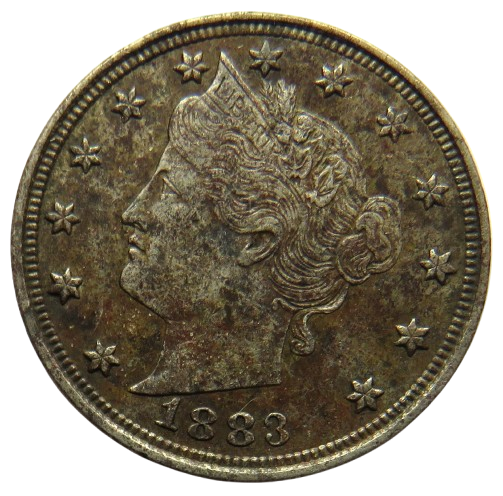 1883 USA Liberty Head Nickel Coin