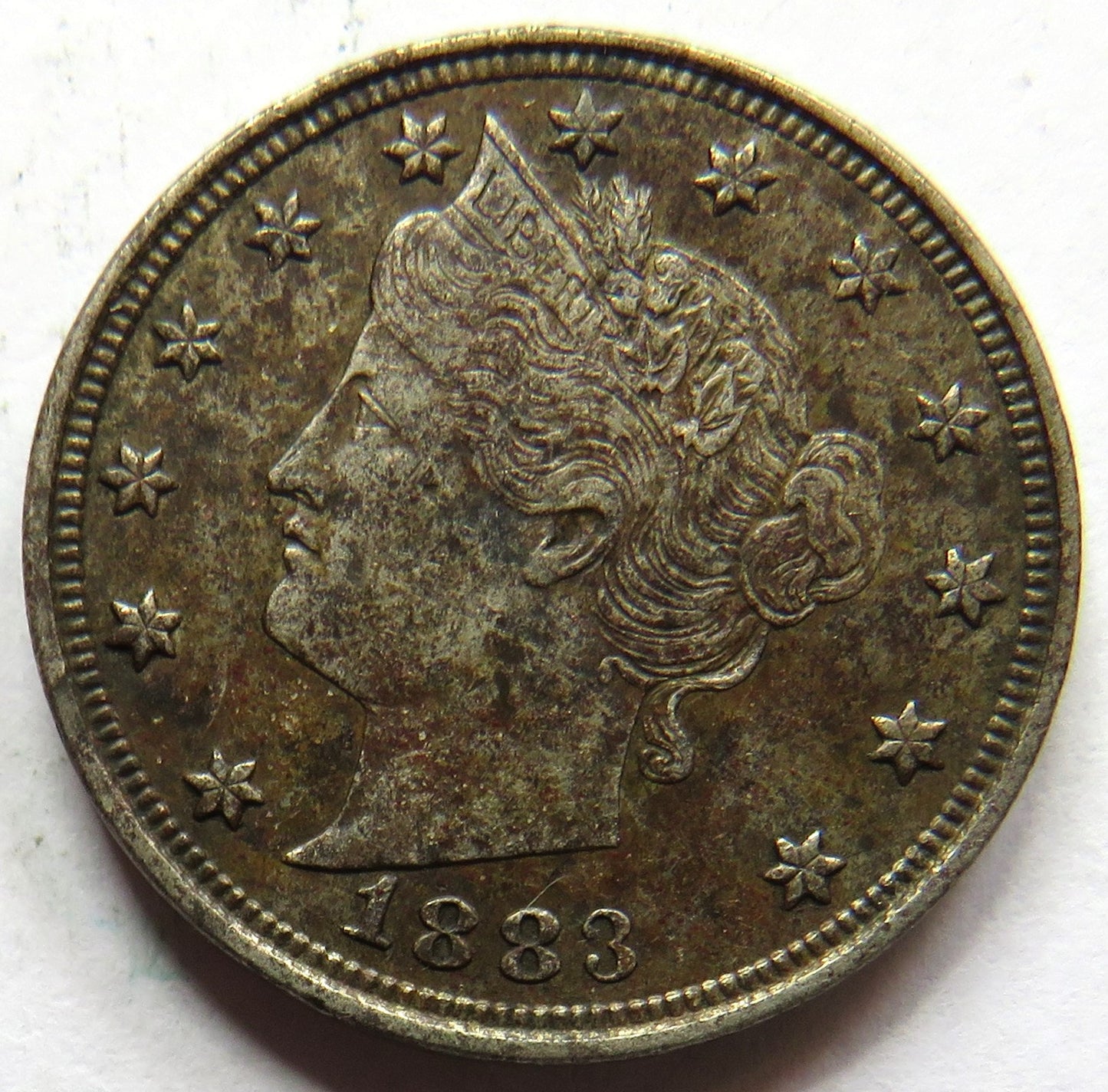 1883 USA Liberty Head Nickel Coin