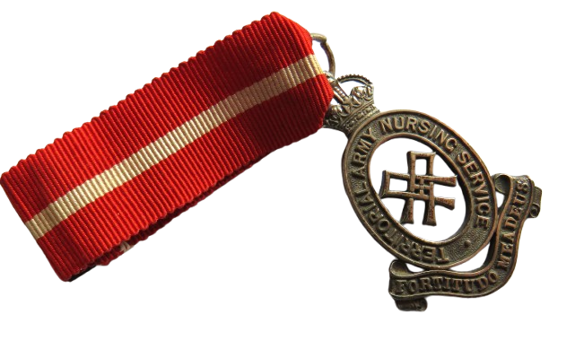 Vintage Territorial Army Nursing Service Silver Medal