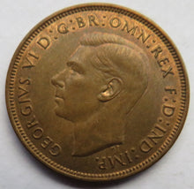 Load image into Gallery viewer, 1938 King George VI One Penny Coin In Higher Grade
