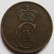 Load image into Gallery viewer, 1906 Denmark 5 Ore Coin
