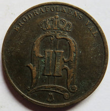 Load image into Gallery viewer, 1883 Sweden 5 Ore Coin
