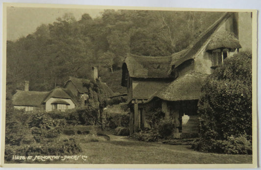 Vintage Postcard of At Selworthy - Judges