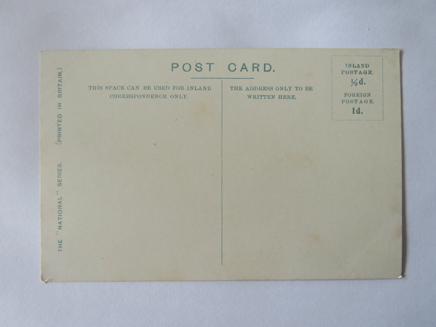 Vintage Postcard of The "National" Series, Boy and Girl