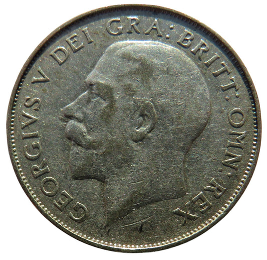 1924 King George V Silver Shilling Coin - Great Britain