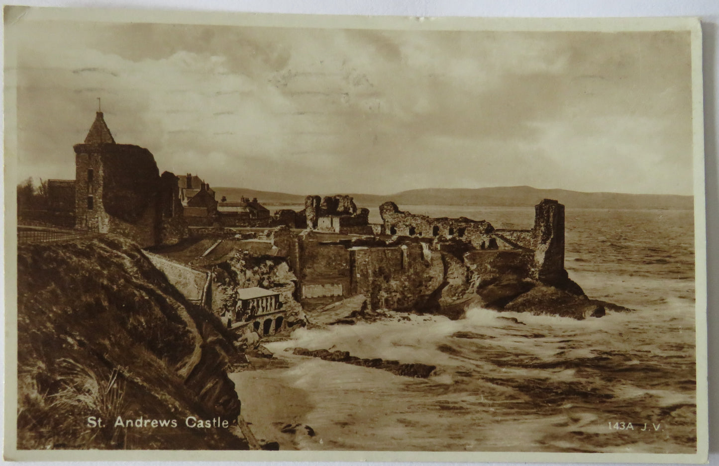 Vintage Postcard of St. Andrews Castle, 1935