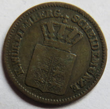 Load image into Gallery viewer, 1861 German States Wurttemberg One Kreuzer Coin
