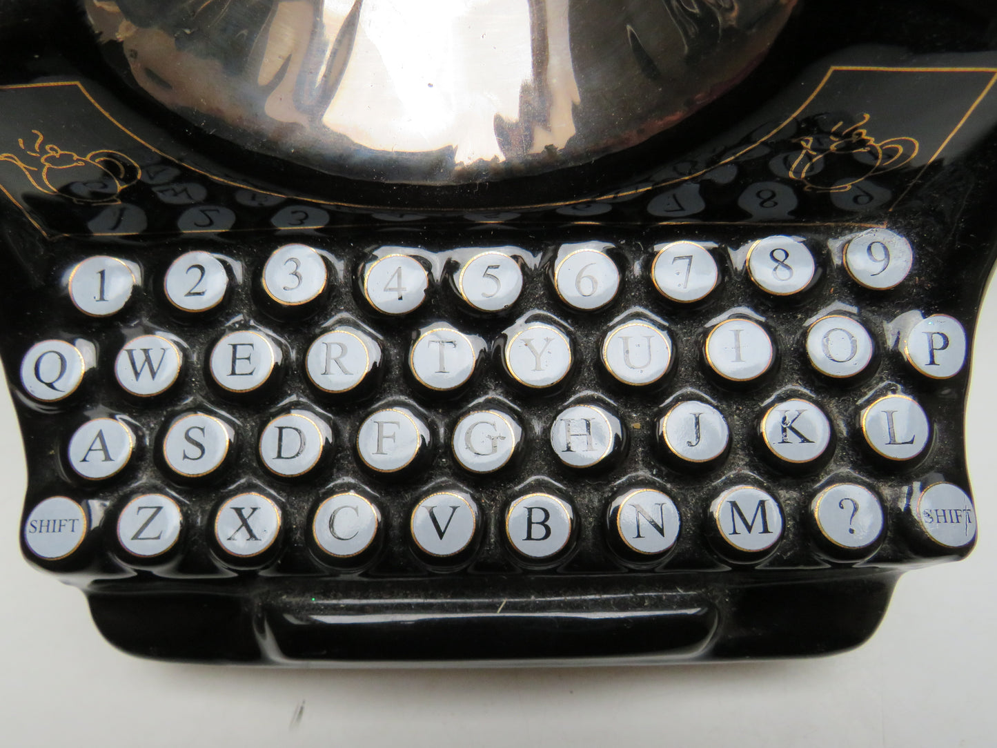 Vintage Novelty Typewriter Teapot By Tony Carter