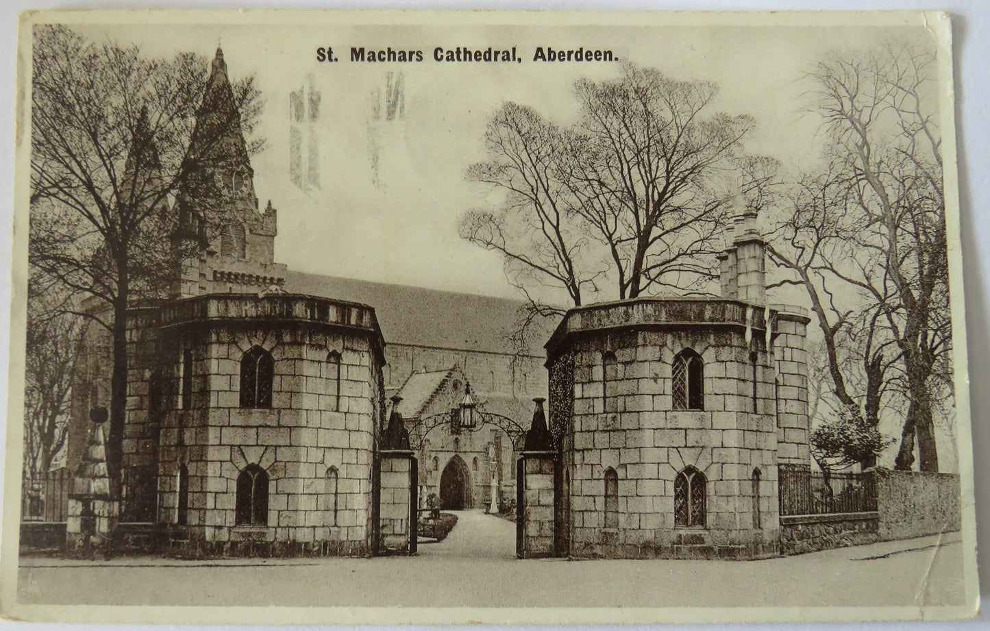 Vintage Postcard of St. Machars Cathedral, Aberdeen, 1933