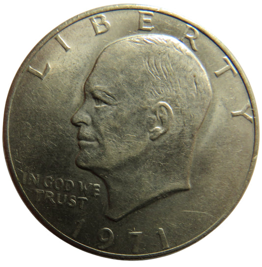 1971 USA Eisenhower $1 One Dollar Coin