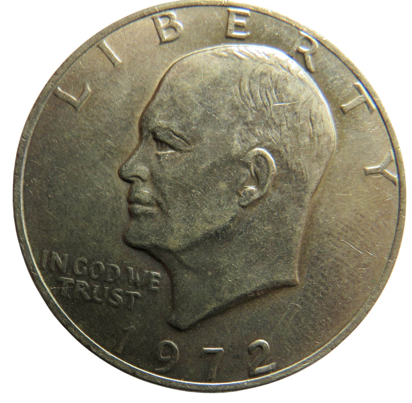 1972 USA Eisenhower $1 One Dollar Coin