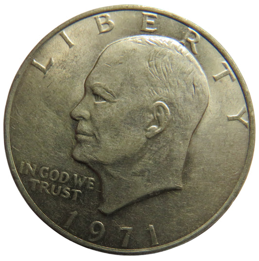 1971 USA Eisenhower $1 One Dollar Coin