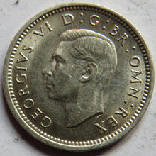 Load image into Gallery viewer, 1937 King George VI Silver Threepence Coin In High Grade
