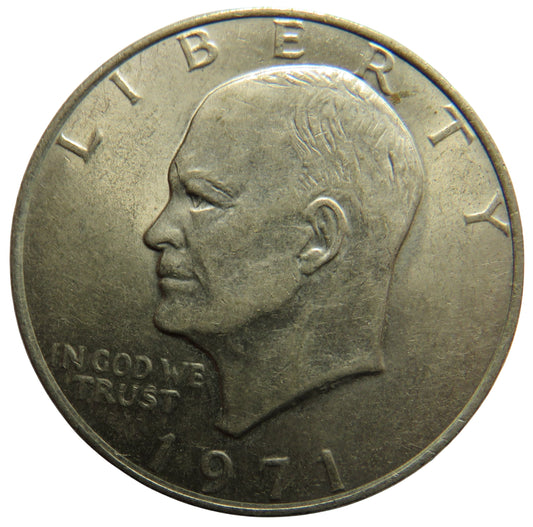 1971 USA Eisenhower $1 One Dollar Coin