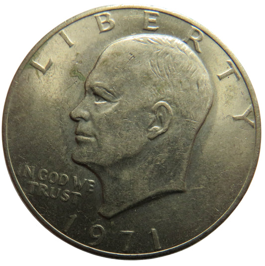 1971 USA Eisenhower $1 One Dollar Coin