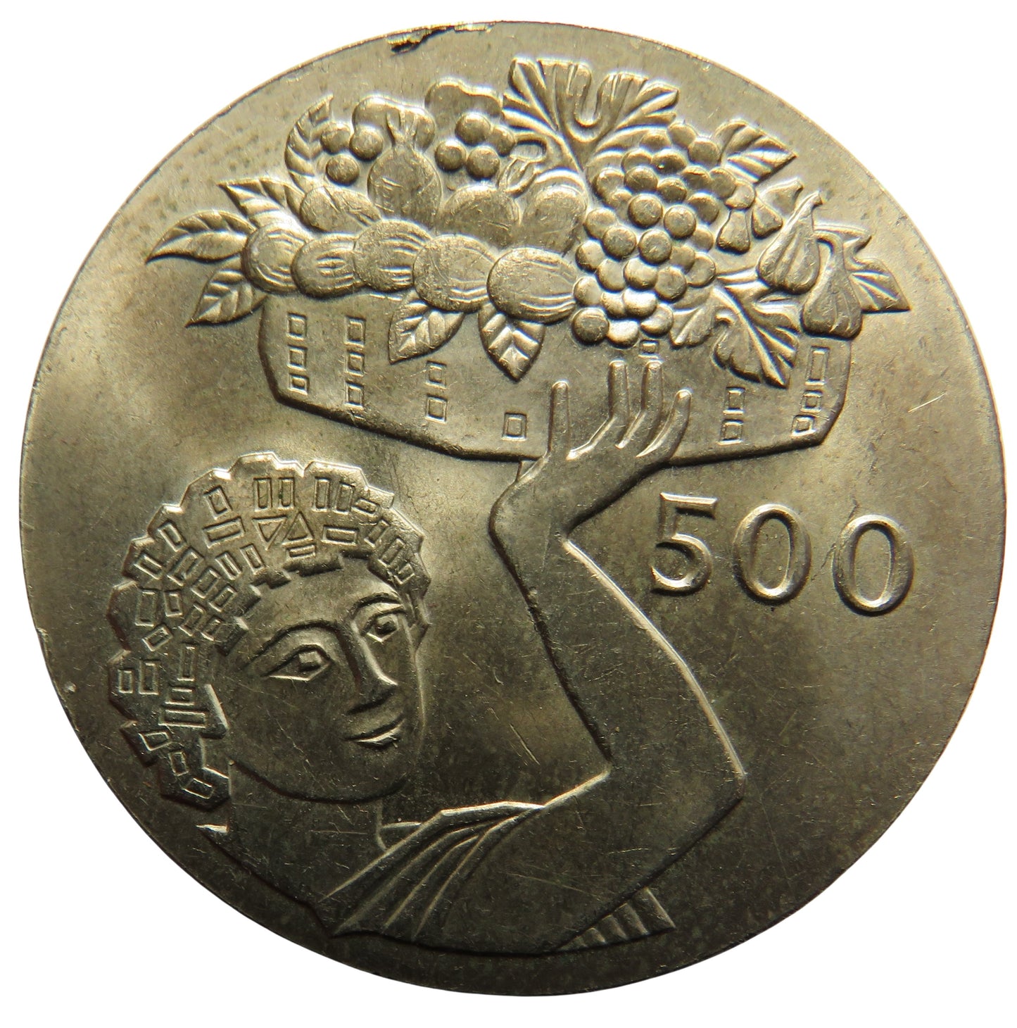 1970 Cyprus 500 Mils Coin