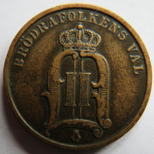 Load image into Gallery viewer, 1894 Sweden 2 Ore Coin
