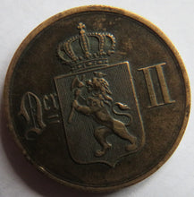 Load image into Gallery viewer, 1876 Norway 5 Ore Coin
