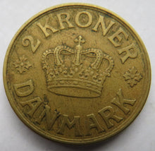 Load image into Gallery viewer, 1926 Denmark 2 Kroner Coin
