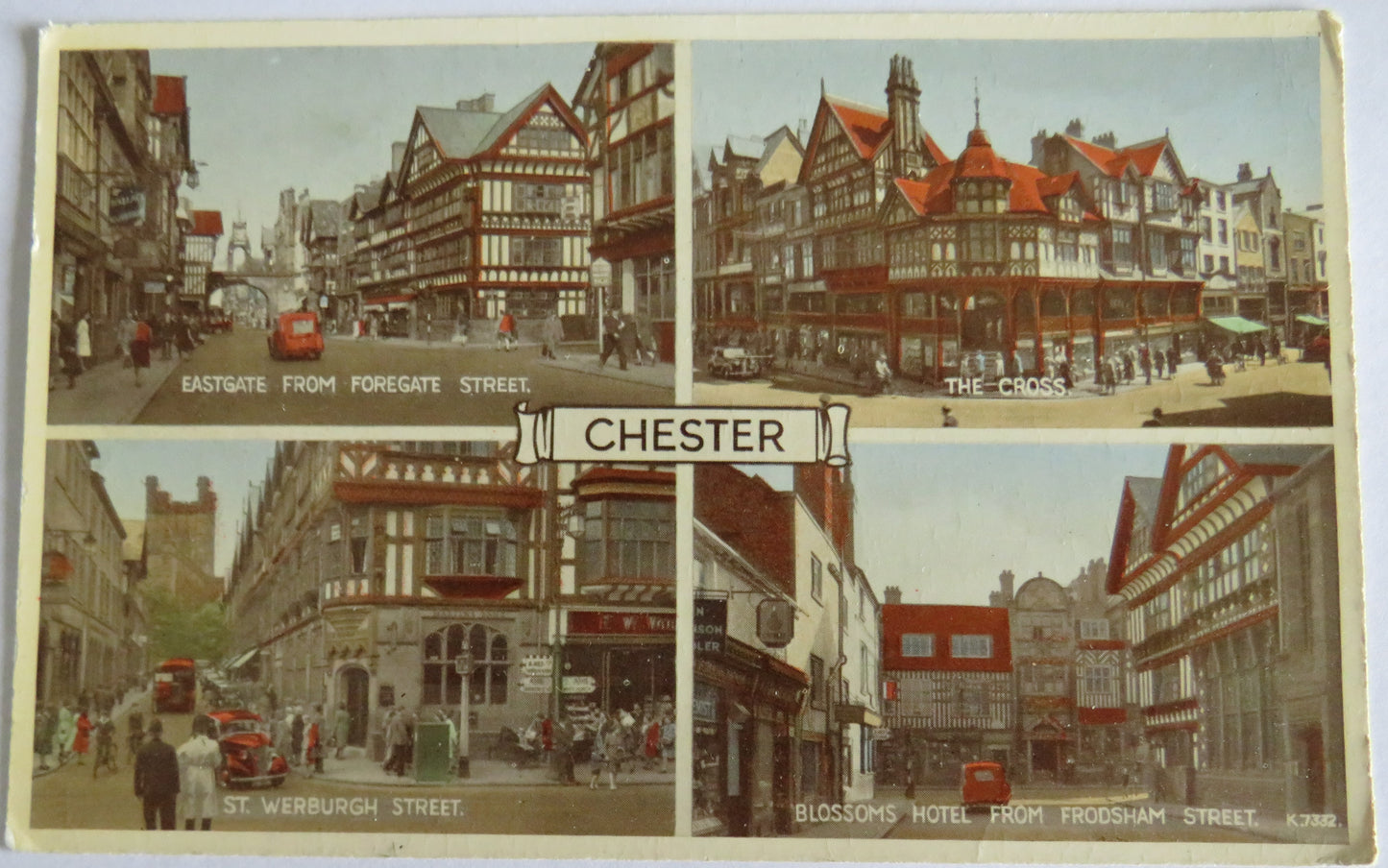 Vintage Postcard Of Chester