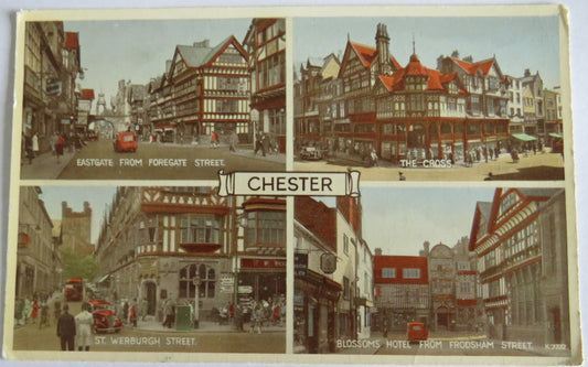 Vintage Postcard Of Chester