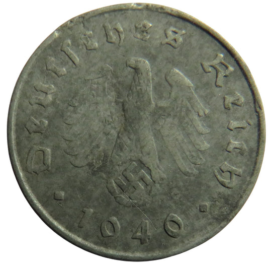 1940-G Germany - Third Reich 10 Reichspfennig Coin