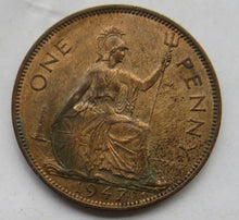 Load image into Gallery viewer, 1947 King George VI One Penny Coin In Higher Grade - Great Britain
