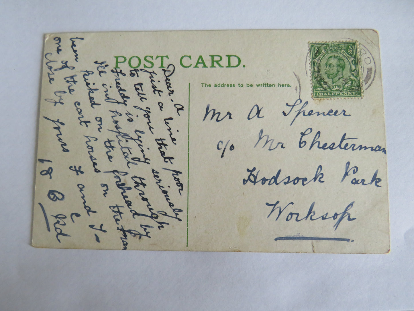 Vintage Postcard Of Clumber House From Terrace, Dukeries