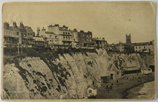 Vintage Postcard of Broadstairs, The Cliffs, 1921