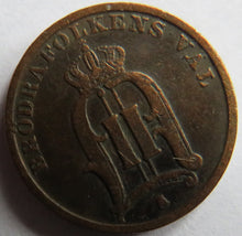 Load image into Gallery viewer, 1898 Sweden One Ore Coin
