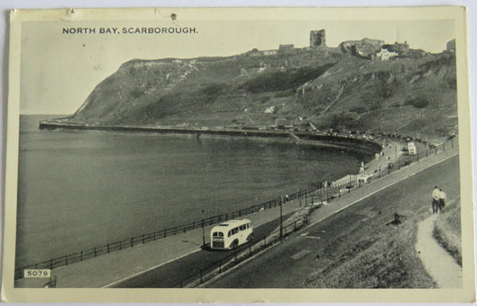 Vintage Postcard of North Bay, Scarborough 1961