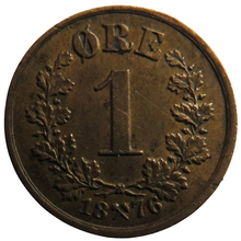 Load image into Gallery viewer, 1876 Norway One Ore Coin
