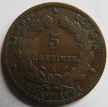 Load image into Gallery viewer, 1896-A France 5 Centimes Coin
