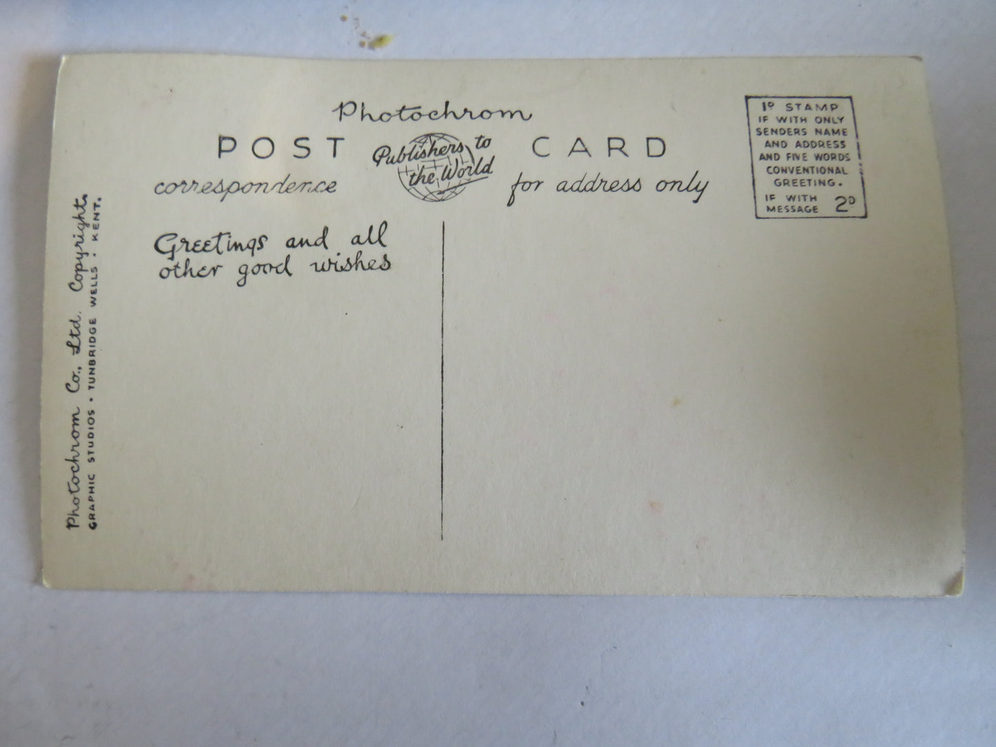 Vintage Postcard of St Albans Abbey From S.W