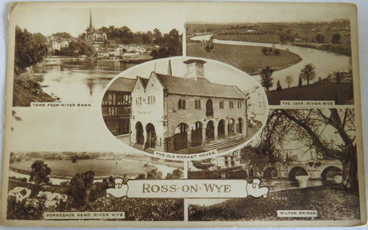 Vintage Postcard of Ross-On-Wye