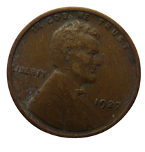 Load image into Gallery viewer, 1927 USA Lincoln One Cent Coin
