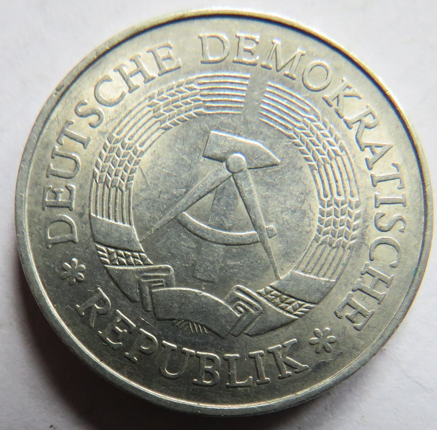 1977-A Germany - Democratic Republic One Mark Coin