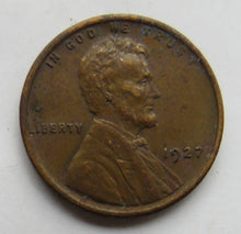 Load image into Gallery viewer, 1927 USA Lincoln One Cent Coin
