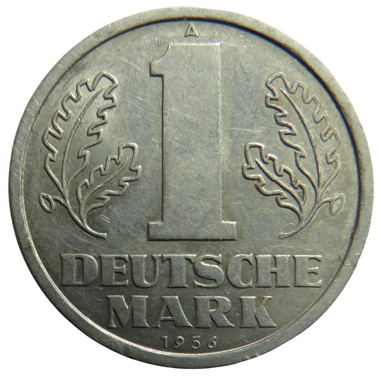 1956-A Germany - Democratic Republic One Mark Coin