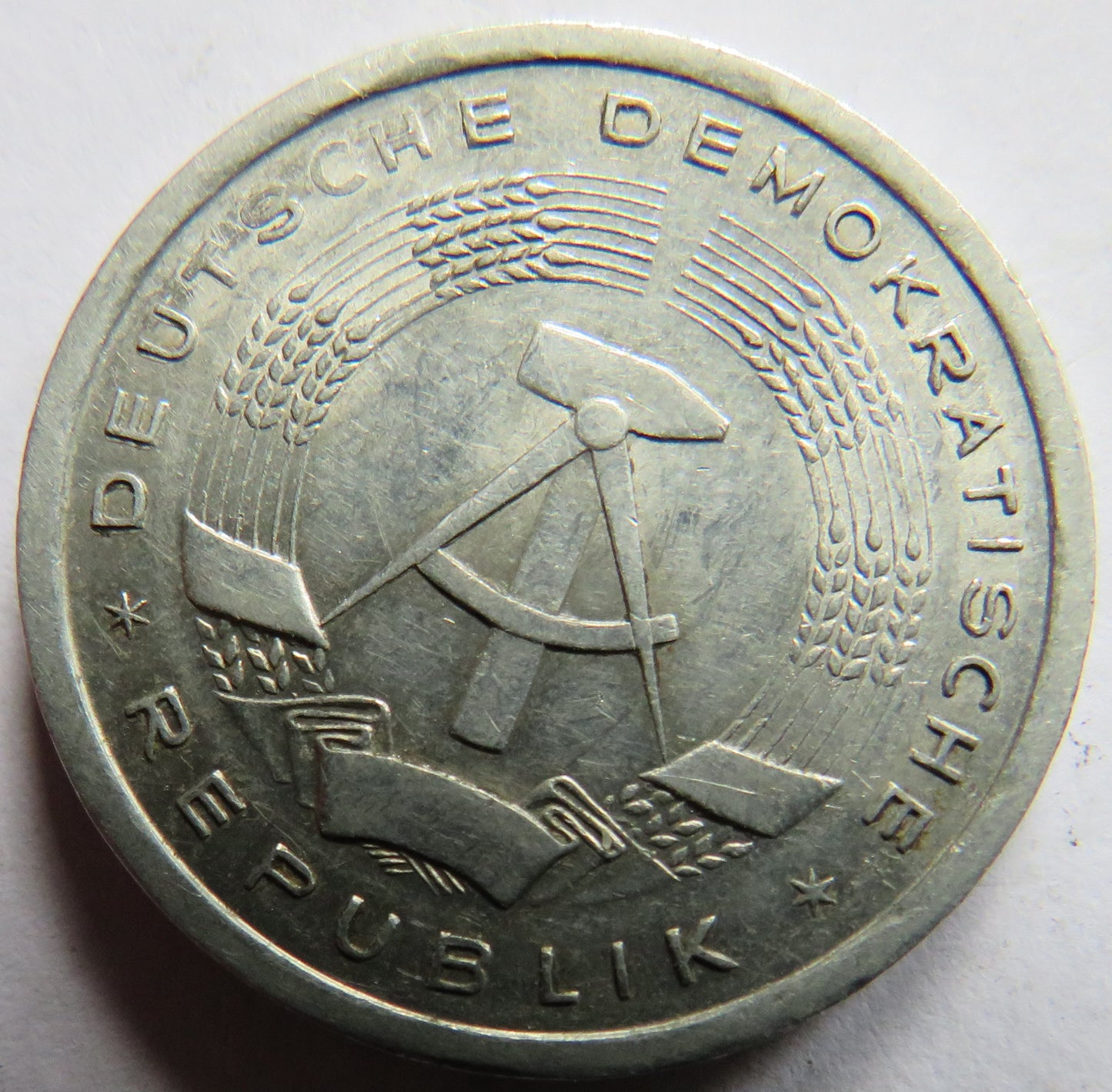 1956-A Germany - Democratic Republic One Mark Coin