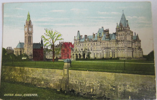 Vintage Postcard of Eaton Hall, Chester