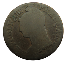 Load image into Gallery viewer, 1799-1800-AA France Lan 8 5 Centimes Coin
