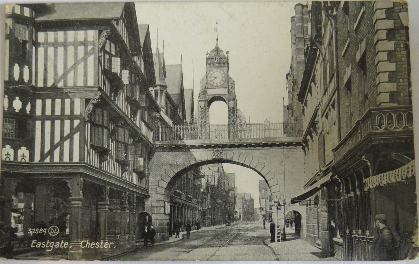 Vintage Postcard of Eastgate, Chester